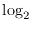 $ \log_2$