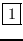 \fbox{1}