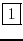 \fbox{1}
