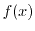 $f(x)$