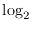 $ \log_2$