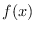 $f(x)$